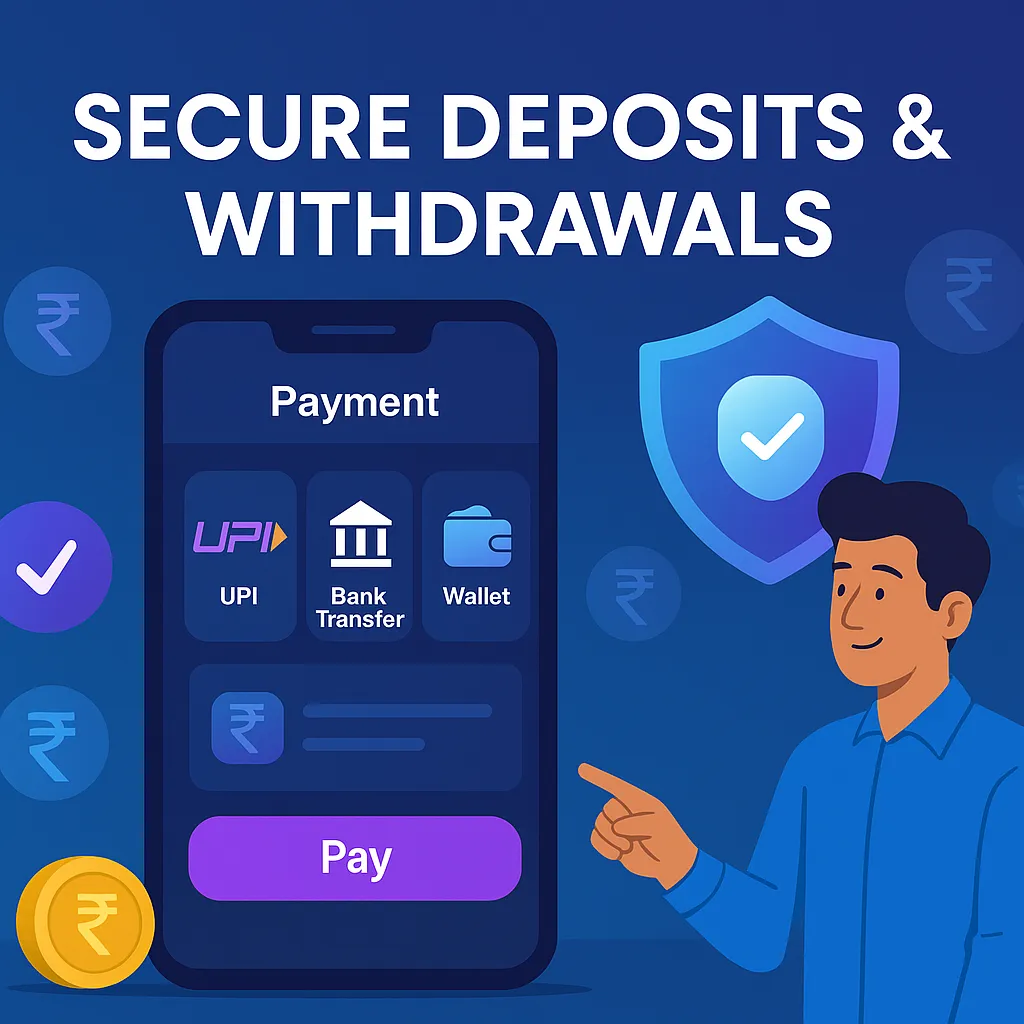 Deposits & Withdrawals: Fast, Secure, and Reliable